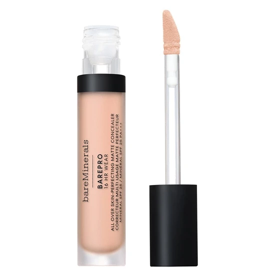 Bareminerals Barepro 16Hr Wear All-Over Skin-Perfecting Matte Concealer Mineral Spf 25 7.5Ml Fair 100 Cool - Image 7