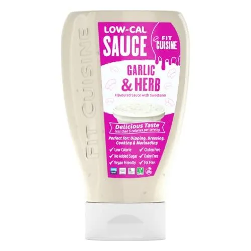 FIT Low Calorie Sauce Garlic & Herb