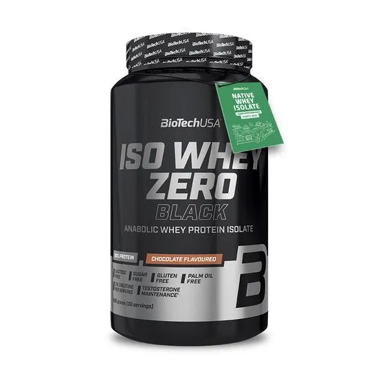 Biotechusa Black Iso Whey Zero Chocolate - 908G - Image 2