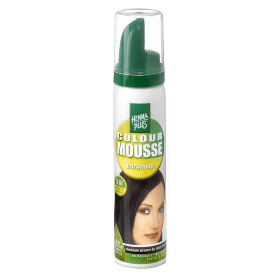 Henna Plus Burgundy Hennaplus Colour Mousse 3.67 - Image 3