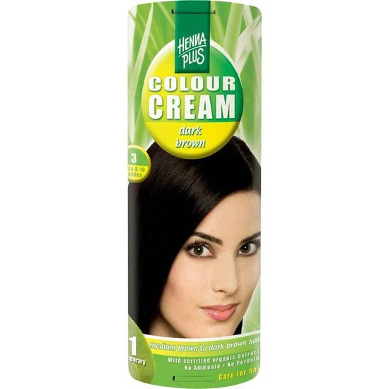 HENNAPLUS Colour Cream Dark Brown 3 - Image 3