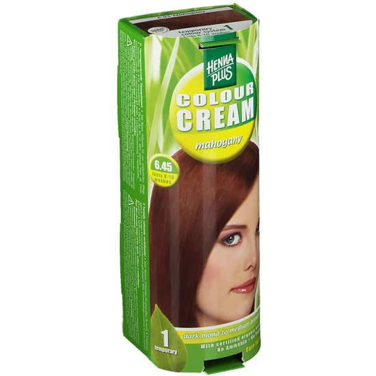 Hennaplus Colour Cream Mahogany 6.45 60ml - Image 3