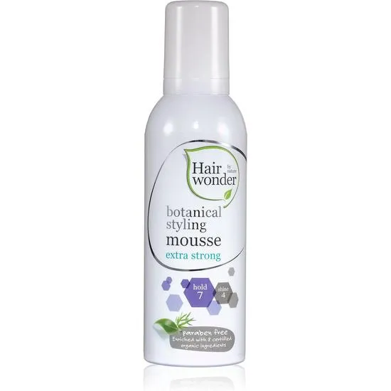HAIRWONDER Botanical Styling Mousse Extra Strong 200ml - Image 3