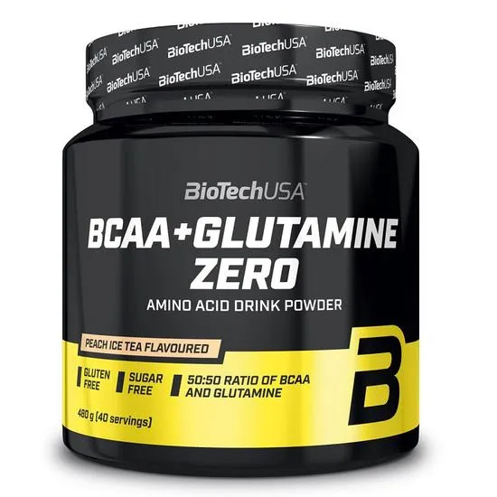 Biotechusa Bcaa + Glutamine Zero, Orange - 480 Grams - Image 2