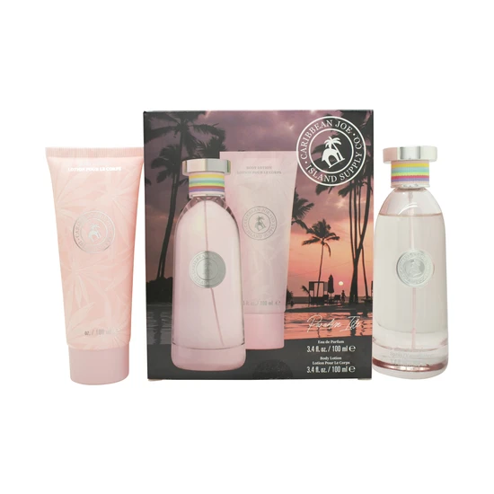 Caribbean Joe Paradise Isle Eau De Parfum 100ml Gift Set