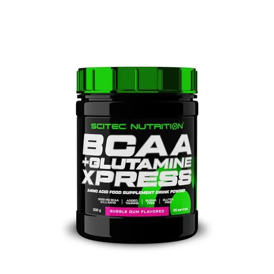Scitec Bcaa + Glutamine Xpress, Bubble Gum - 300G - Image 3