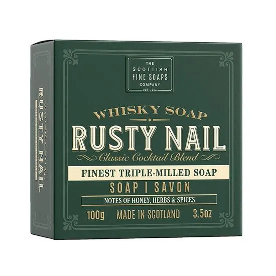 Scottish Fine Soaps Soap In A Carton Whisky Rusty Nail