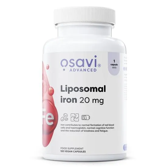 Osavi Liposomal Iron 20Mg 120 Vegan Caps - Image 4