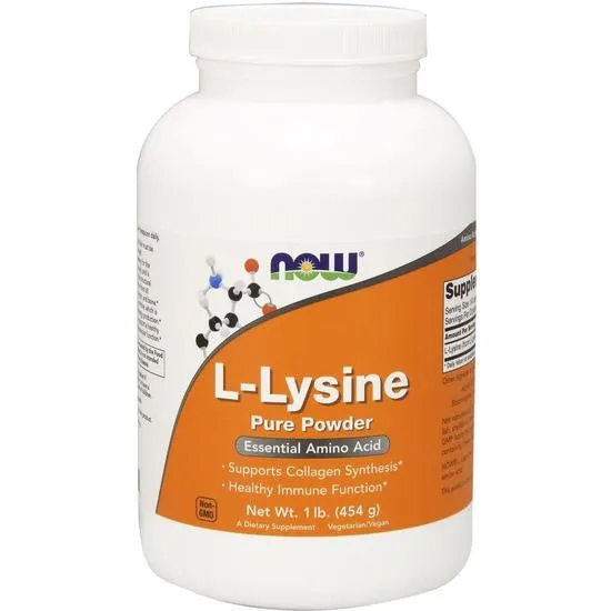 Now Foods L-Lysine, 1000Mg (Powder) - 454G - Image 4