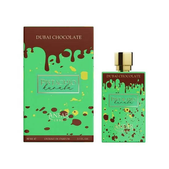 Anfar 1950 Pistachio Kunafa Dubai Chocolate Extrait De Parfum