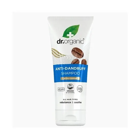 Dr. Organic Organic Plus Anti Dandruff Shampoo With Coffee 200Ml