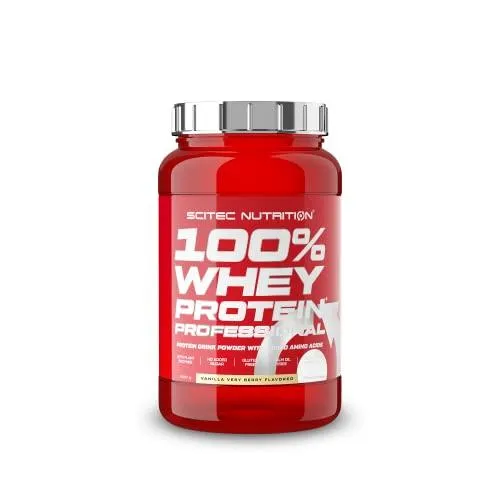 Scitec 100% Whey Protein Professional, Vanilla Very Berry () - 920 Grams - Image 3