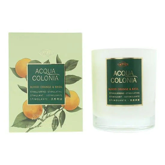 4711 Acqua Colonia Blood Orange & Basil Candle