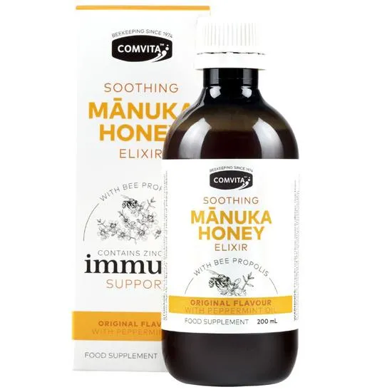 Comvita Immune Support Manuka Honey Elixir with Propolis and Zinc (UMF 10+, MGO 263+) - 200ml - Image 7