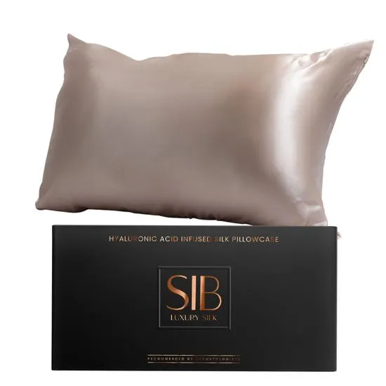 Sleep In Beauty SIB Hyaluronic Acid Infused Silk Pillowcase