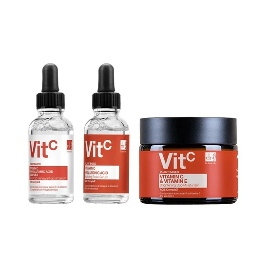 Dr Botanicals Anti-Ageing Vitamin C Duo Moisturiser & Facial Serum