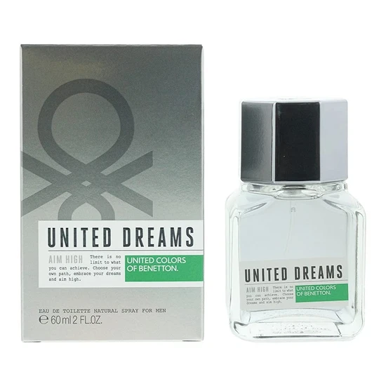 United Dreams Aim High Cologne by Benetton 100 ml EDT Spray for Men - Image 4