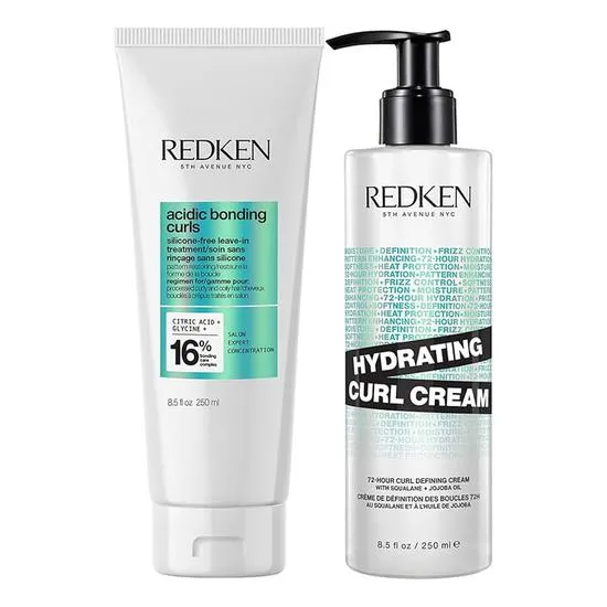 Redken Acidic Bonding Curls Leave-In Treatment & Hydrating Curl Cream