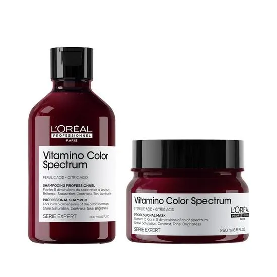L'Oréal Professionnel Vitamino Colour Spectrum Shampoo & Rinse Off Hair Mask Duo