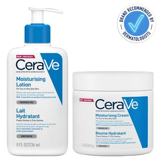 CeraVe Moisturising Cream & Moisturising Lotion Duo