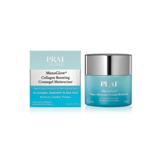 PRAI MenoGlow Collagen Boosting Creme Gel Moisturiser