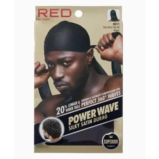 Kiss Power Wave Silky Satin Durag HD11