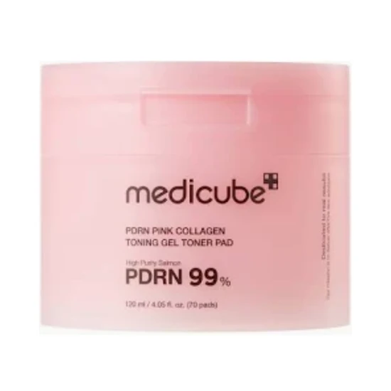 Medicube Pdrn Pink Collagen Toning Gel Toner Pad 70 Pads