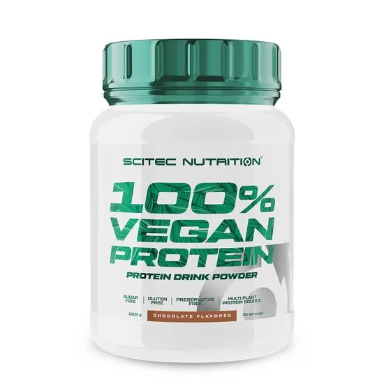 Scitec 100% Vegan Protein - 1000 Grams - Chocolate - Image 2