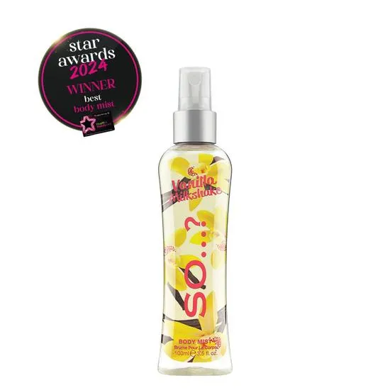 SO...? Vanilla Milkshake Body Mist