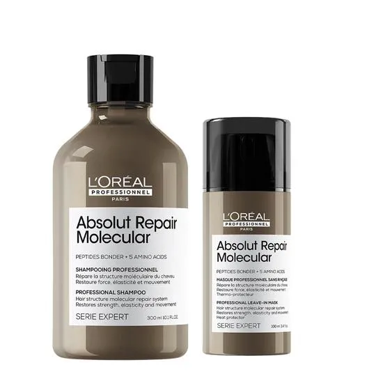 L'Oréal Professionnel Serie Expert Absolut Repair Molecular Hair Shampoo & Leave-In-Mask Duo