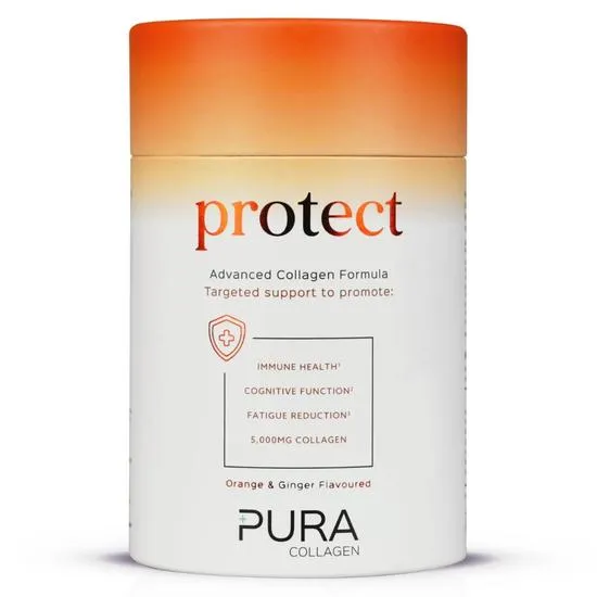 Pura Collagen Protect Advanced Collagen Formula Orange & Ginger