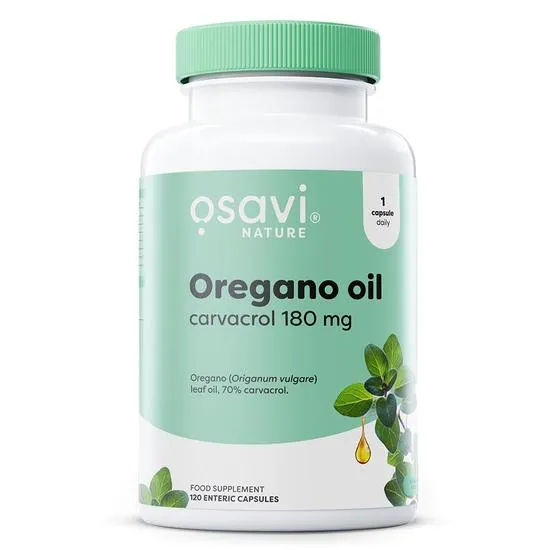 Osavi Oregano Oil Carvacrol 180Mg - 120 Enteric-Coated Capsules - Image 3