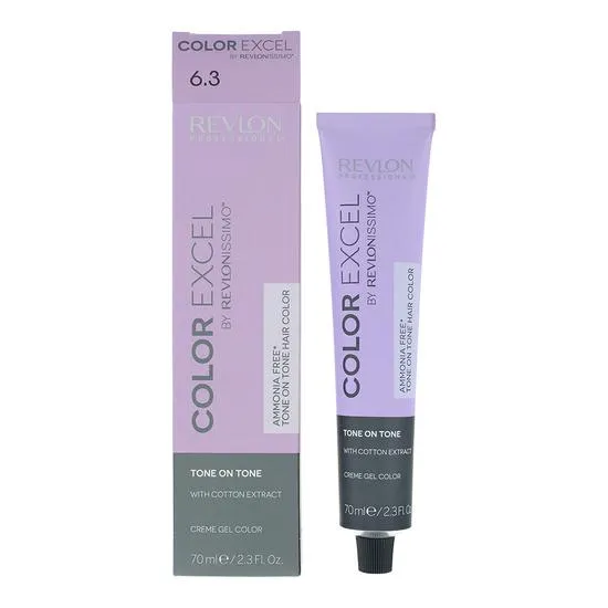 Revlon Dark/Golden Color Excel 70Ml - 6.3 Blonde Hair Colour - Image 3