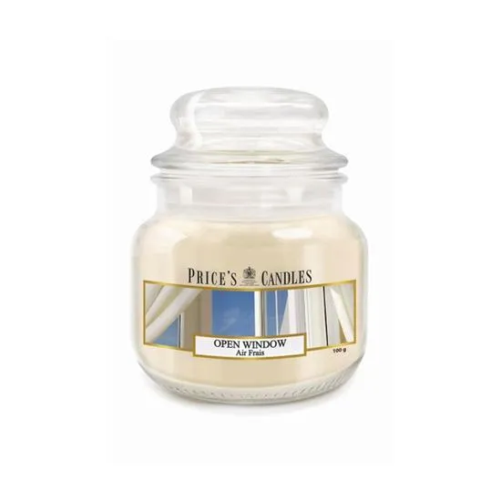 Price's Candles Prices Candles Small Jar Open Window