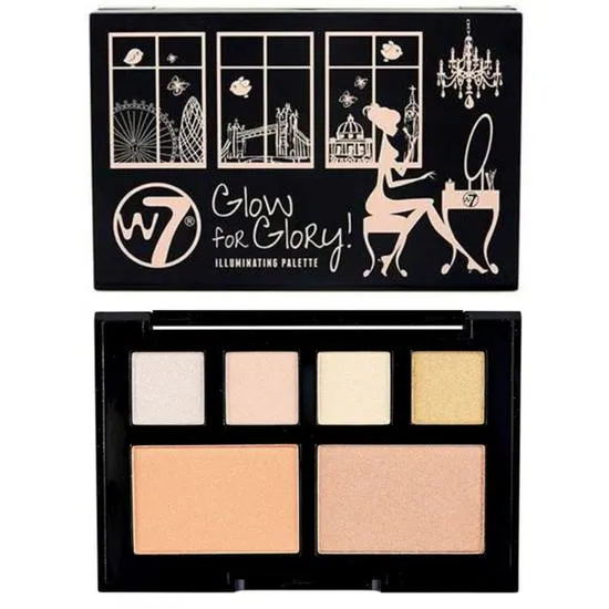 W7 Glow For Glory Illuminating Palette