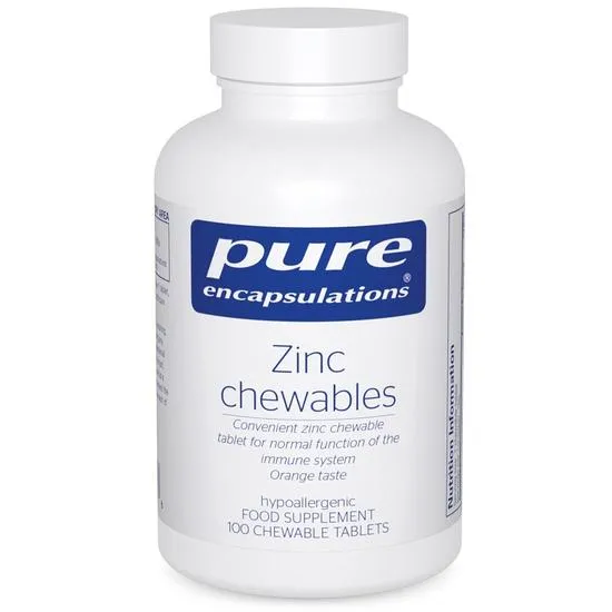 Pure Encapsulations Zinc Chewable Tablets