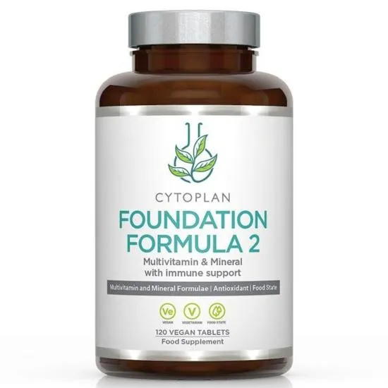 Cytoplan Foundation Formula 2 Multivitamins & Minerals 120 Tablets - Image 2