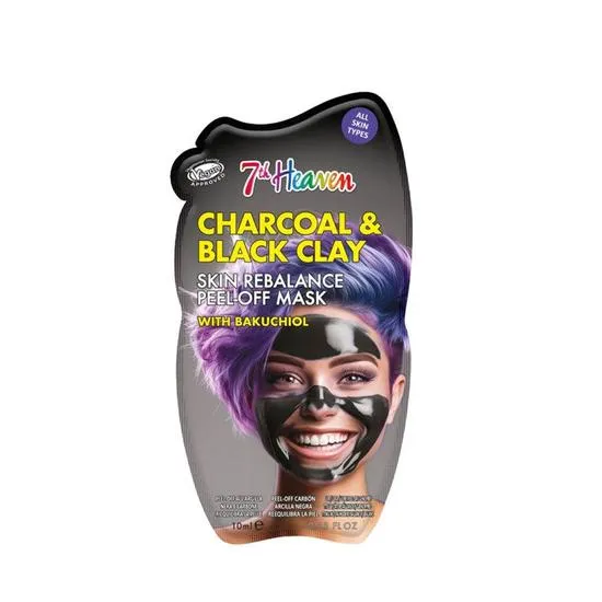 Montagne Jeunesse Charcoal & Black Clay Skin Rebalance Peel Off Mask