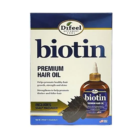 Difeel Biotin Premium Hair Oil With Scalp Massager