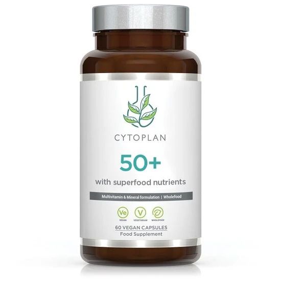 {Aisle K} Cytoplan | 50+ Multivitamin | 1 x 60 vcaps - Image 2