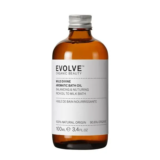 Evolve Beauty Unisex Clear Wild Divine Bath Oil In 100Ml - Image 8