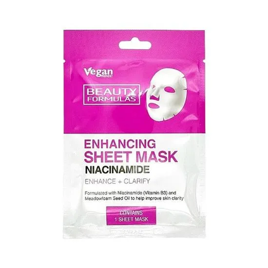 Beauty Formulas Enhancing Niacinamide Sheet Mask
