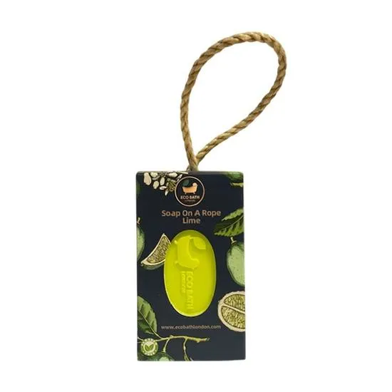 Eco Bath London Soap On A Rope Lime