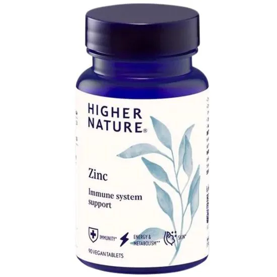 Higher Nature Zinc Vegan Tablets
