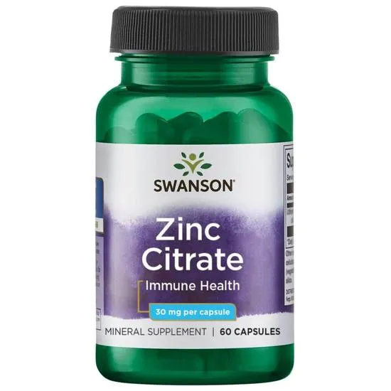 Swanson Zinc Citrate Capsules