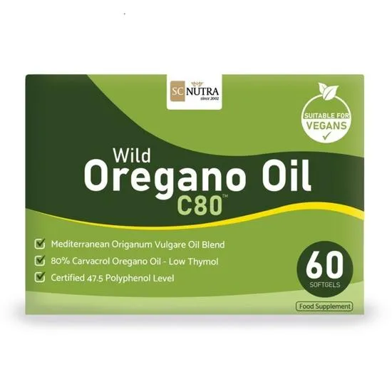 SC Nutra Wild Oregano Oil C80 Softgels