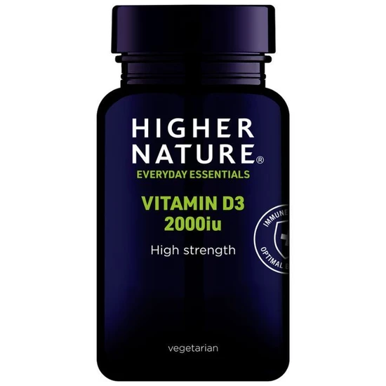 Higher Nature Vitamin D3 2000Iu Vegicaps 120 (Dv2120) - Image 7