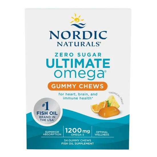 Nordic Naturals Ultimate Omega Tropical Fruit Gummies
