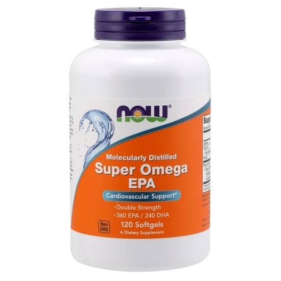 Now Foods Super Omega Epa Molecularly Distilled, 120 Softgels - Image 6