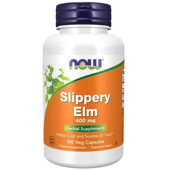 Now Foods , Slippery Elm, 400 Mg, 100 Capsules - Image 7